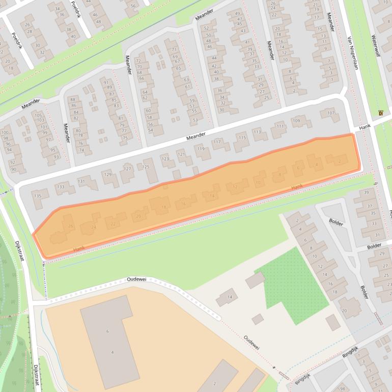 Kaart van postcodegebied 6681TG.