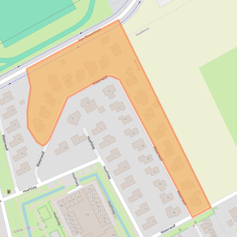 Kaart van postcodegebied 6681TH.