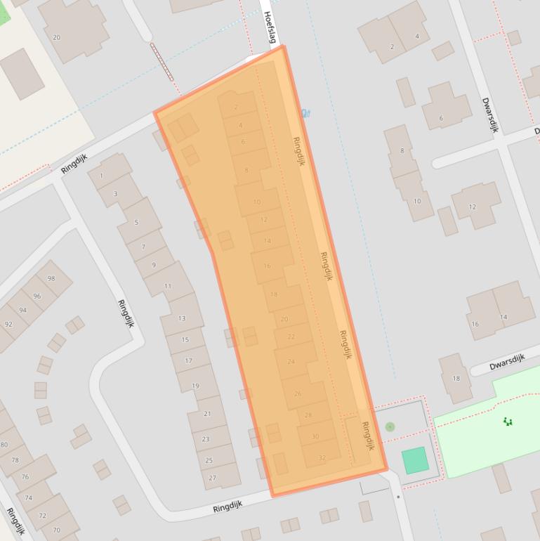 Kaart van postcodegebied 6681TX.