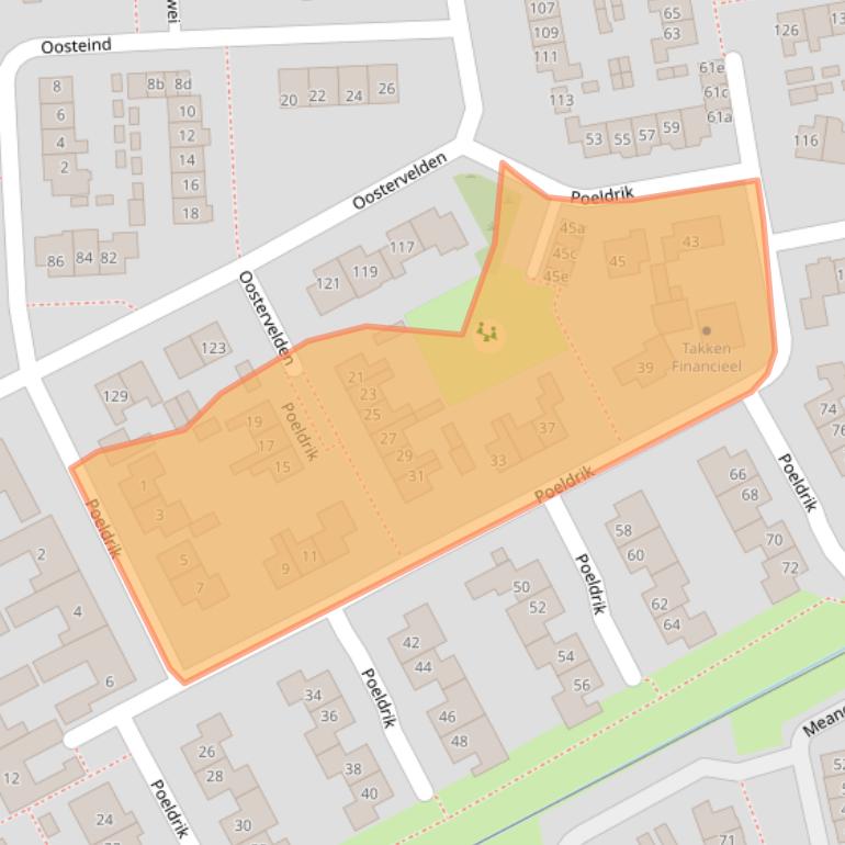 Kaart van postcodegebied 6681VD.