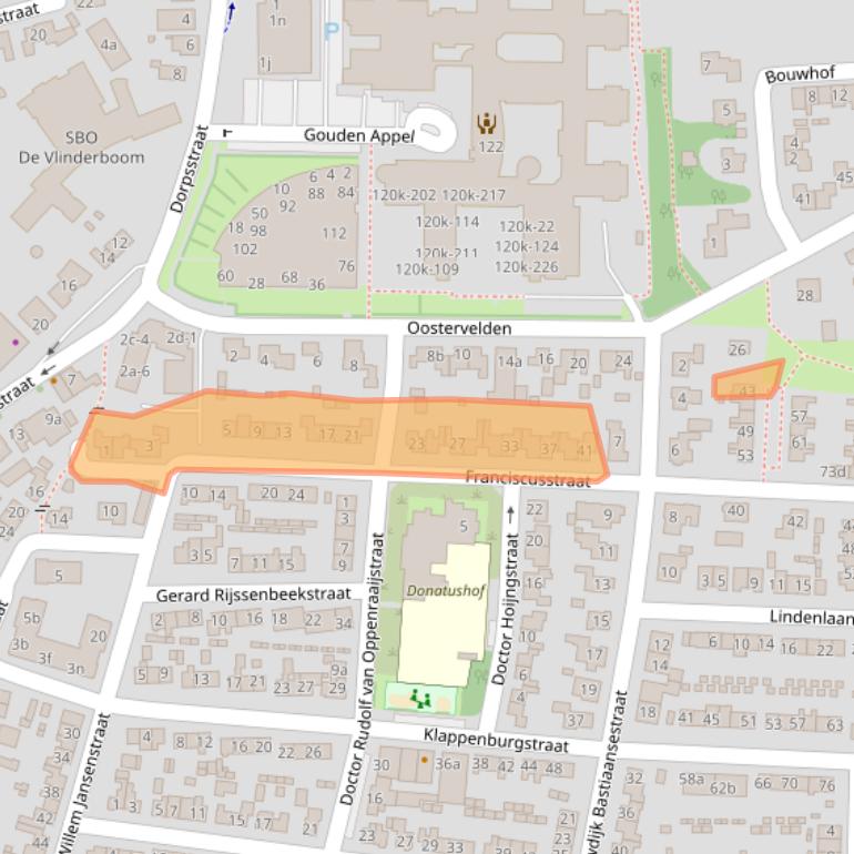 Kaart van postcodegebied 6681VP.