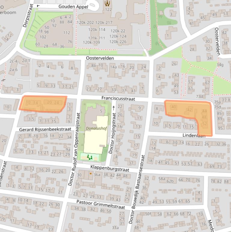 Kaart van postcodegebied 6681VT.