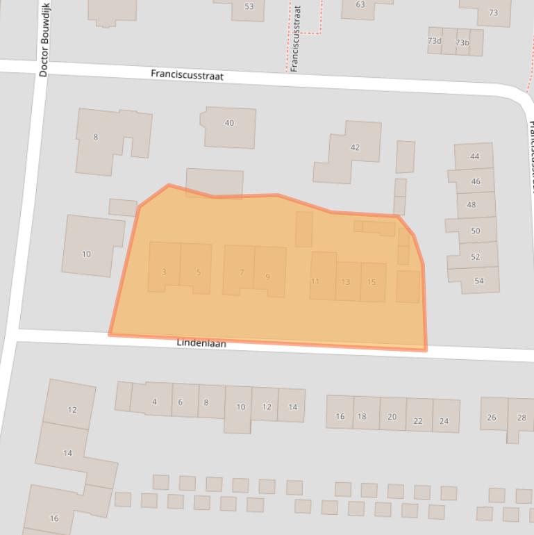 Kaart van postcodegebied 6681XD.