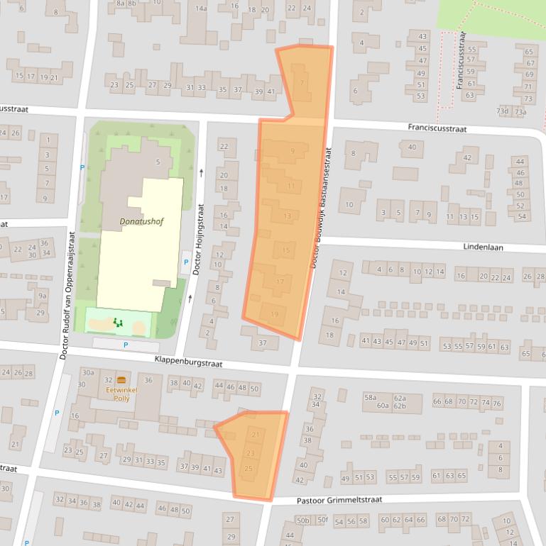 Kaart van postcodegebied 6681XG.