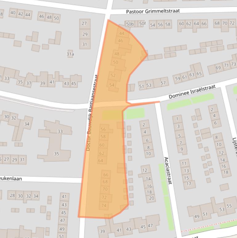 Kaart van postcodegebied 6681XK.