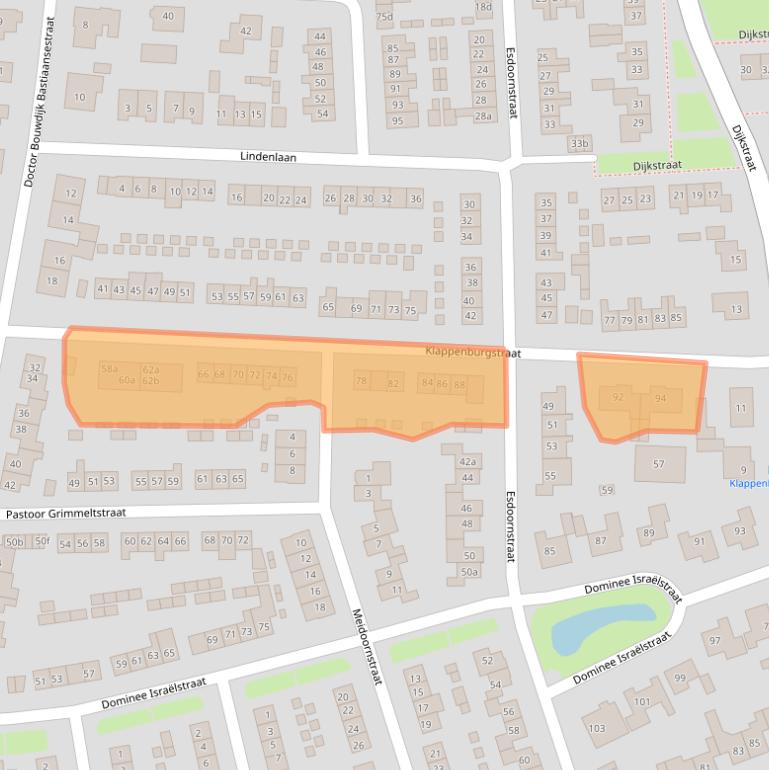Kaart van postcodegebied 6681XT.