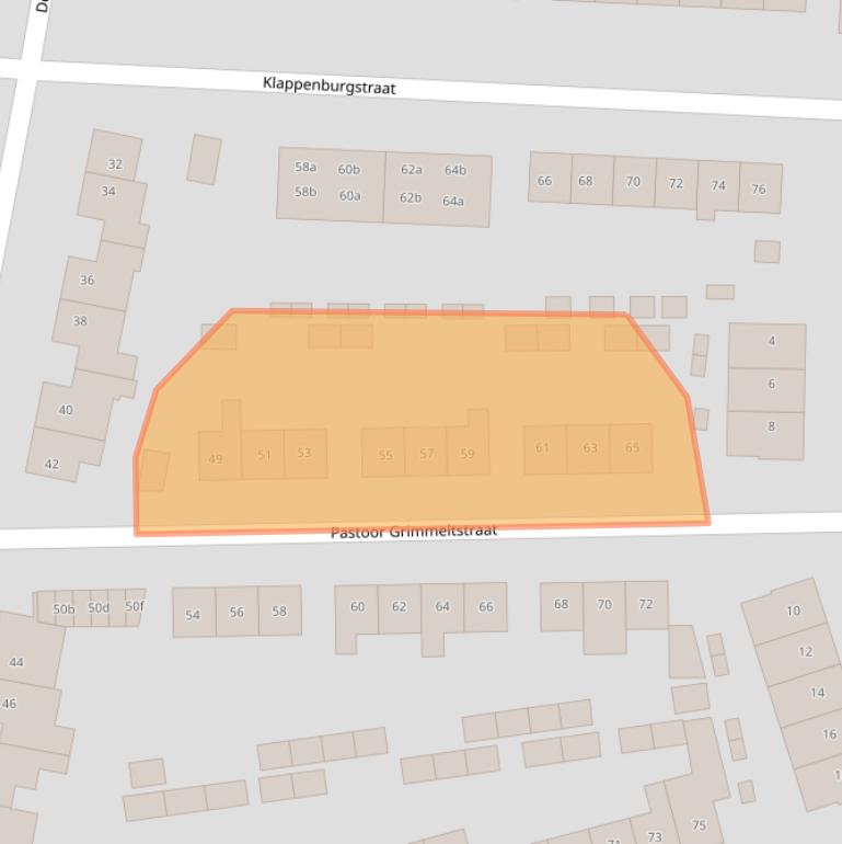 Kaart van postcodegebied 6681XW.