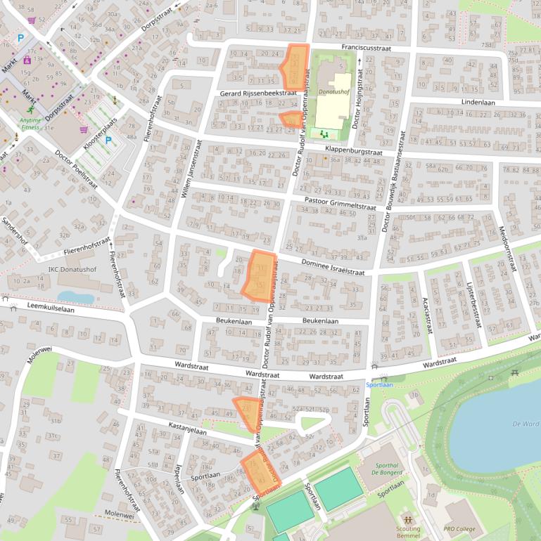 Kaart van postcodegebied 6681ZA.