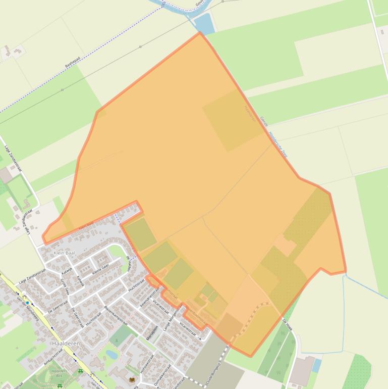 Kaart van postcodegebied 6685AK.