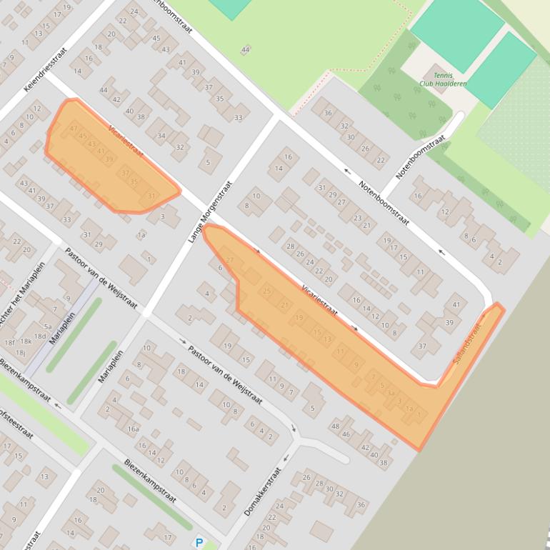 Kaart van postcodegebied 6685AM.