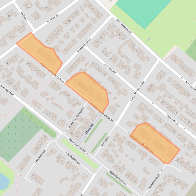 Kaart van postcodegebied 6685AR.