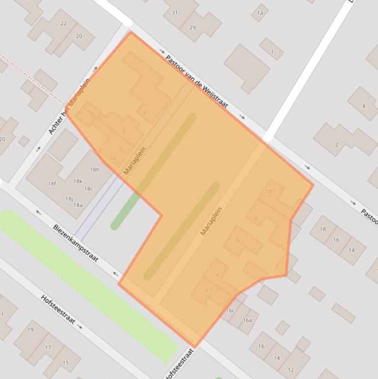 Kaart van postcodegebied 6685AT.