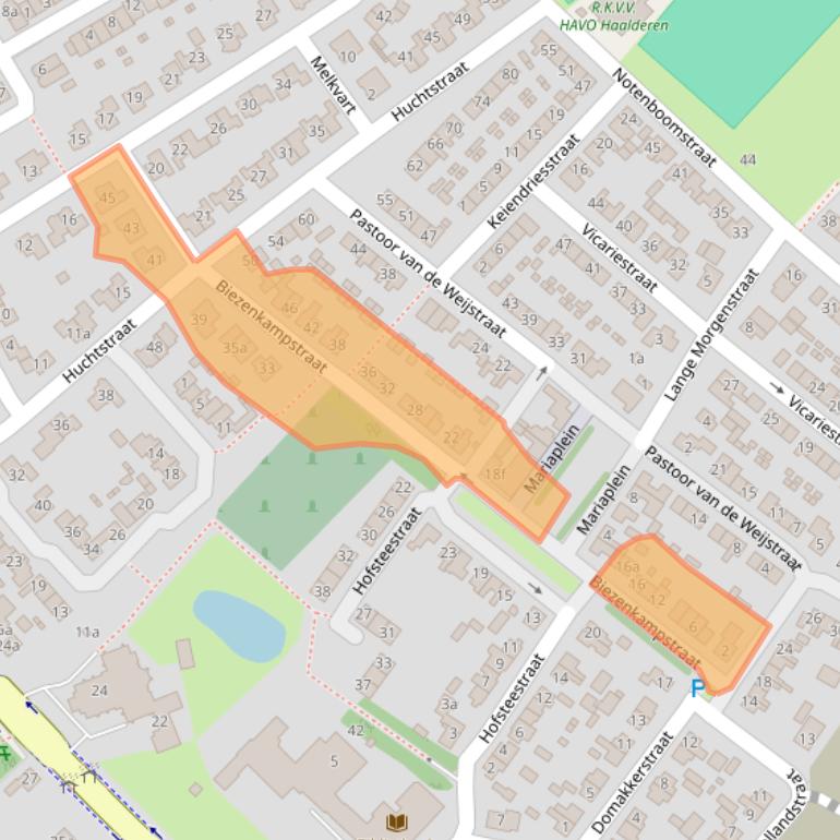 Kaart van postcodegebied 6685AV.