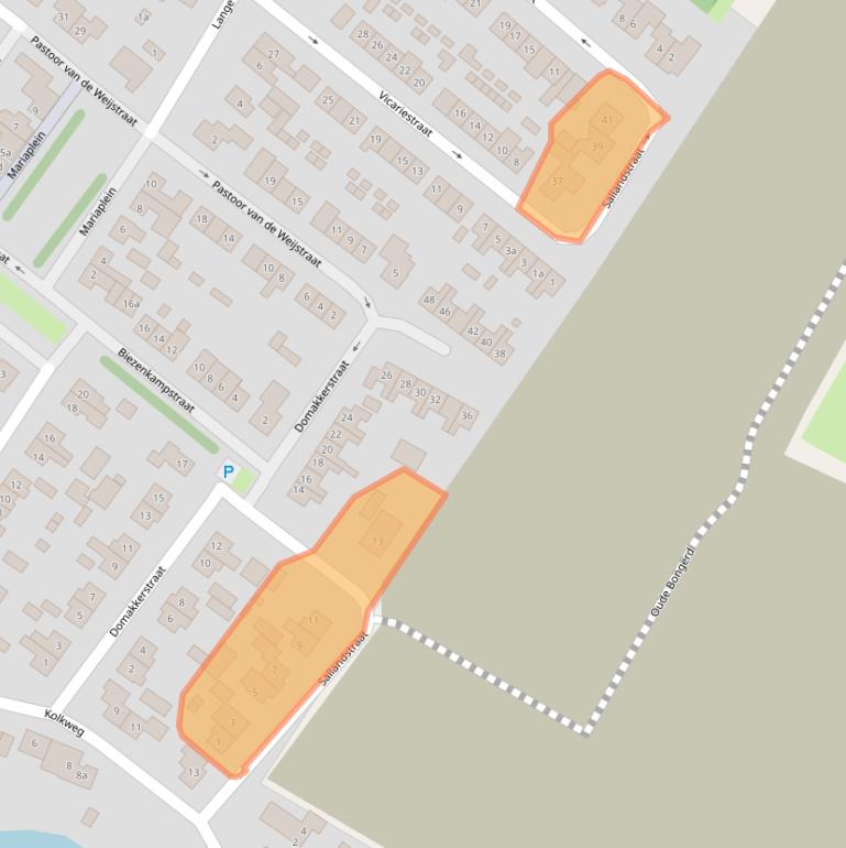 Kaart van postcodegebied 6685BA.