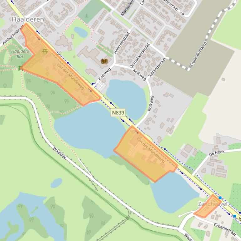 Kaart van postcodegebied 6685BK.