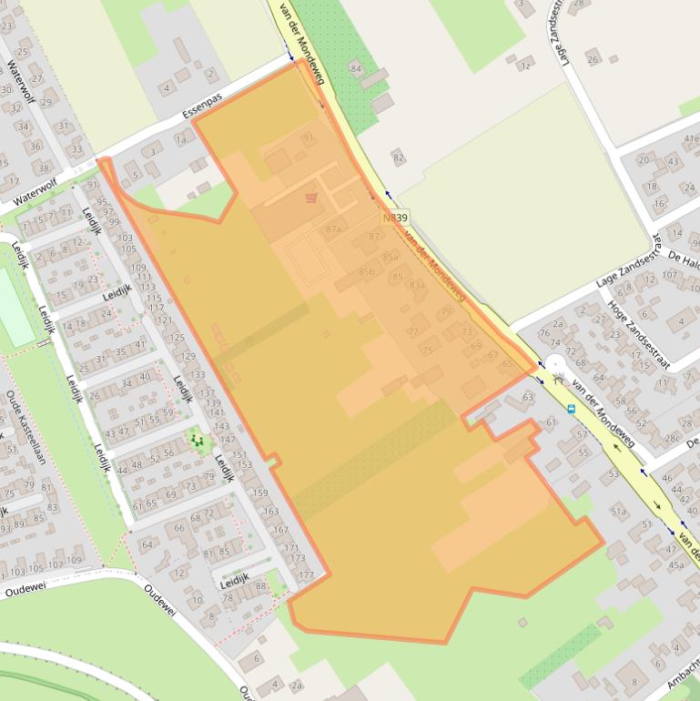 Kaart van postcodegebied 6685BM.