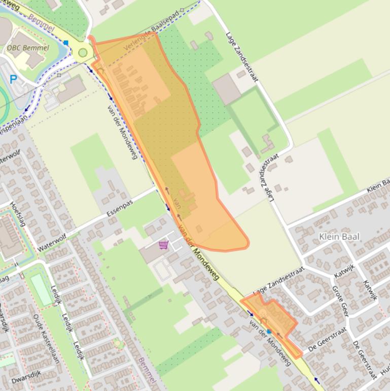 Kaart van postcodegebied 6685BR.