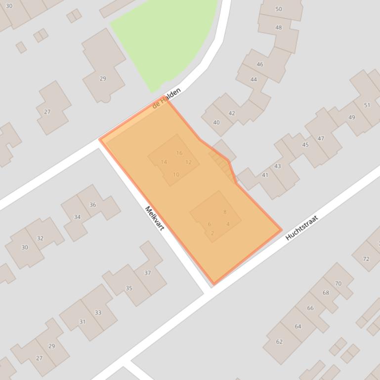 Kaart van postcodegebied 6685CA.