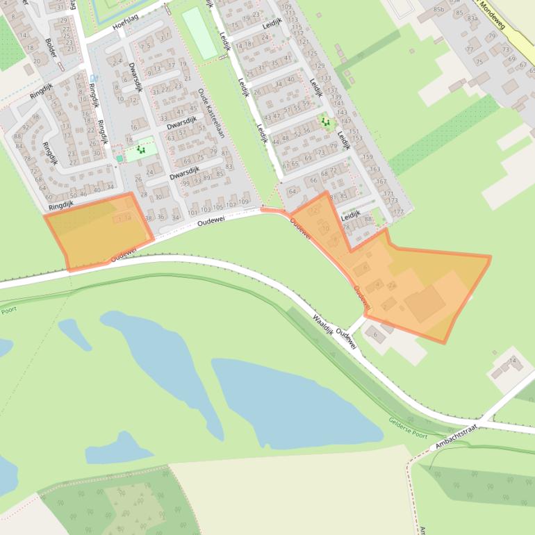 Kaart van postcodegebied 6685MC.