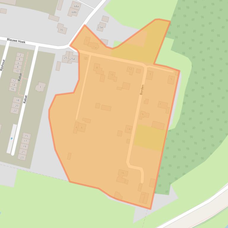 Kaart van postcodegebied 6686AC.