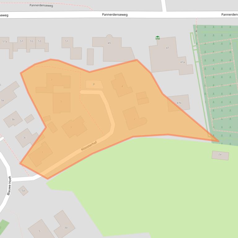 Kaart van postcodegebied 6686AG.