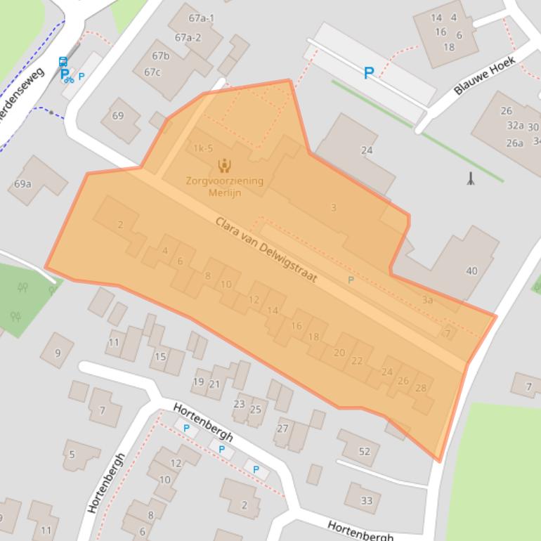 Kaart van postcodegebied 6686AH.