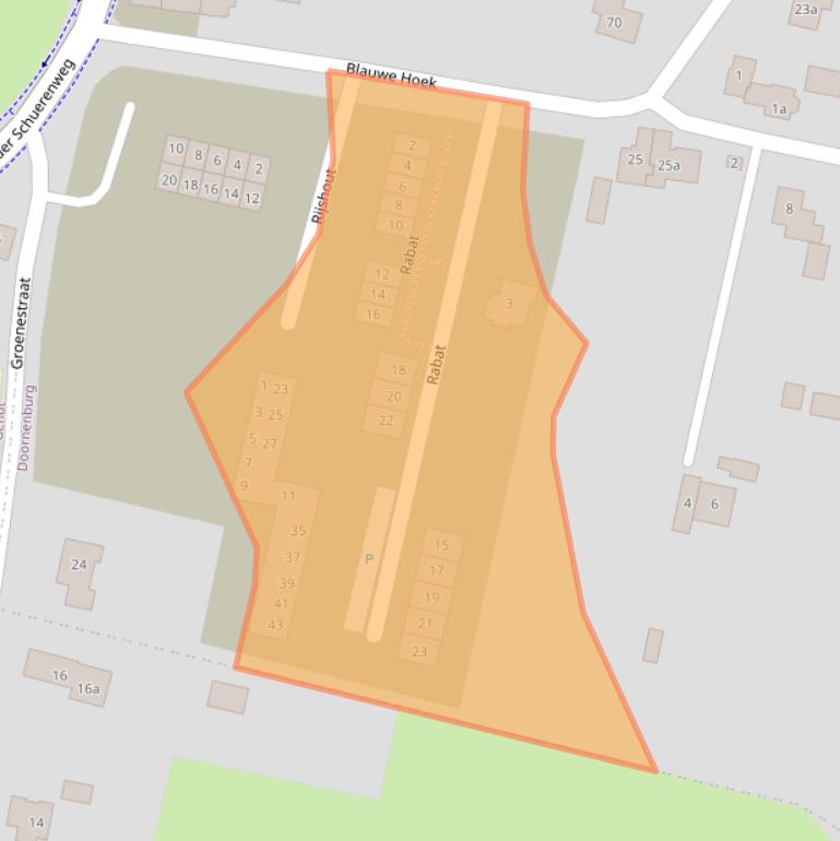 Kaart van postcodegebied 6686AK.