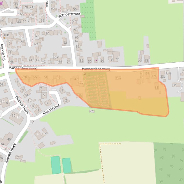 Kaart van postcodegebied 6686BC.