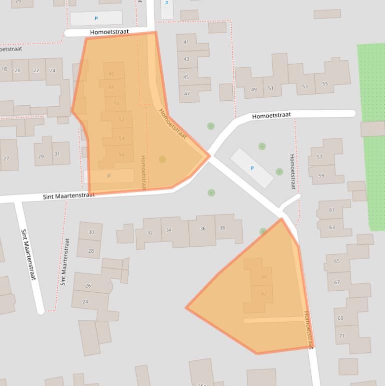 Kaart van postcodegebied 6686BN.