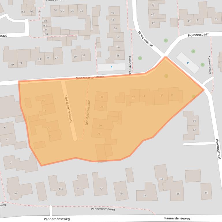 Kaart van postcodegebied 6686BR.