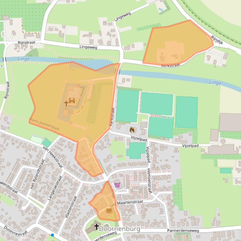 Kaart van postcodegebied 6686BS.