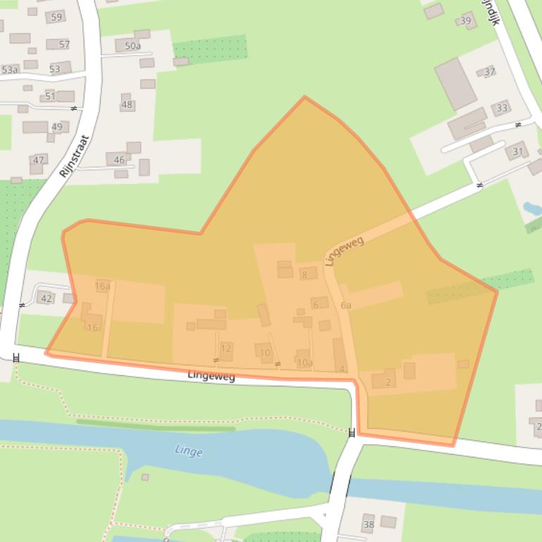 Kaart van postcodegebied 6686BW.