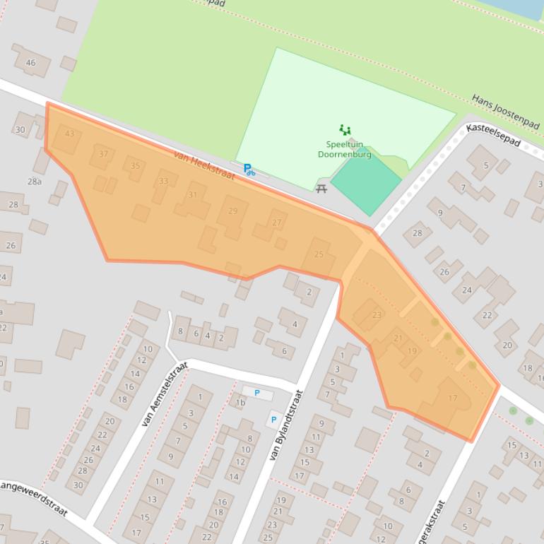 Kaart van postcodegebied 6686CA.