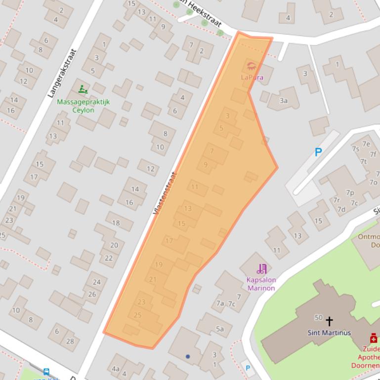 Kaart van postcodegebied 6686CC.