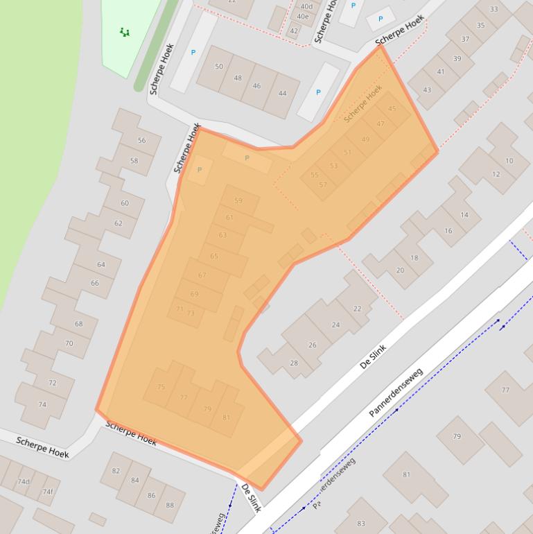 Kaart van postcodegebied 6686DD.