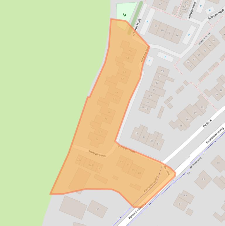 Kaart van postcodegebied 6686DG.