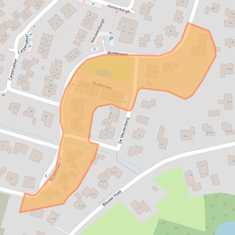 Kaart van postcodegebied 6686DR.