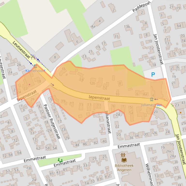 Kaart van postcodegebied 6687AA.