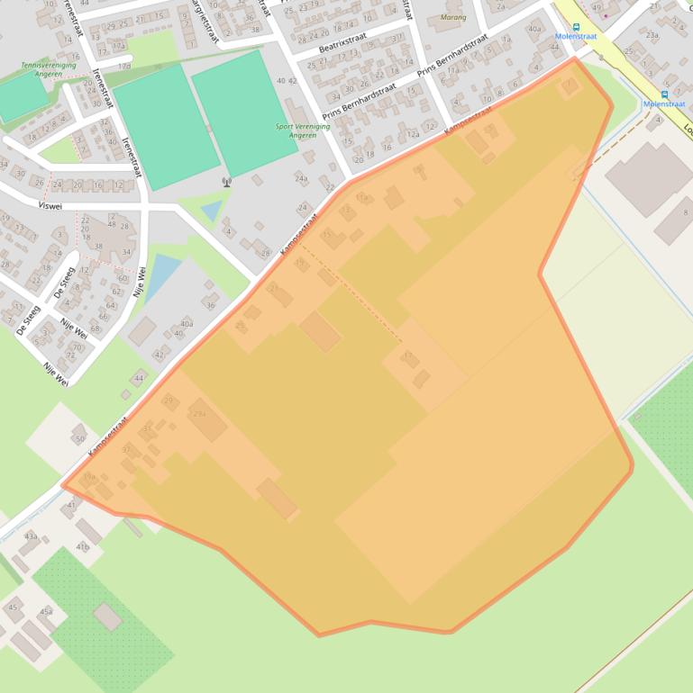 Kaart van postcodegebied 6687AS.