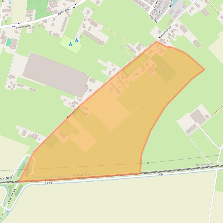 Kaart van postcodegebied 6687AT.