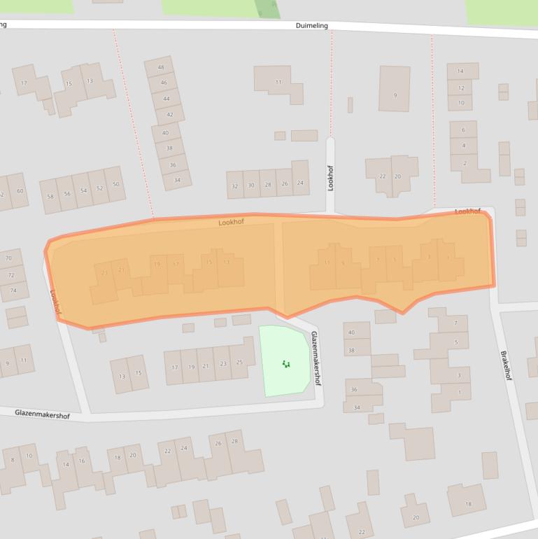 Kaart van postcodegebied 6687DC.