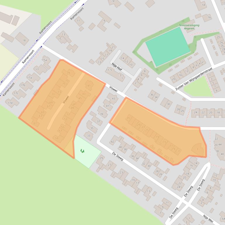 Kaart van postcodegebied 6687EA.