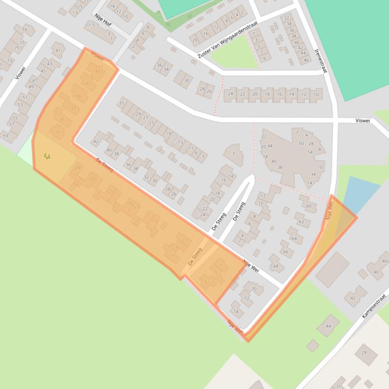 Kaart van postcodegebied 6687EE.