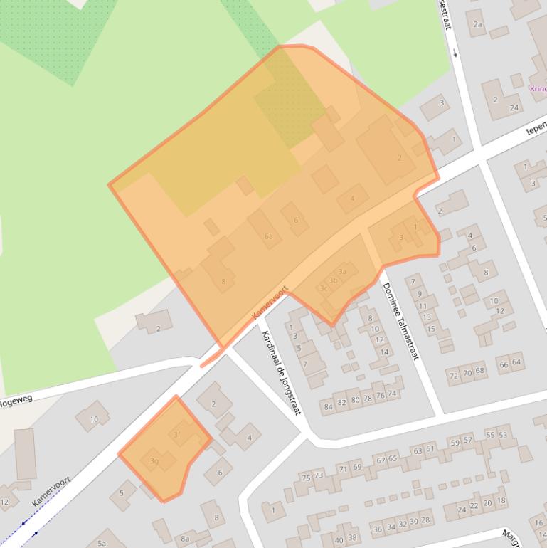 Kaart van postcodegebied 6687LA.