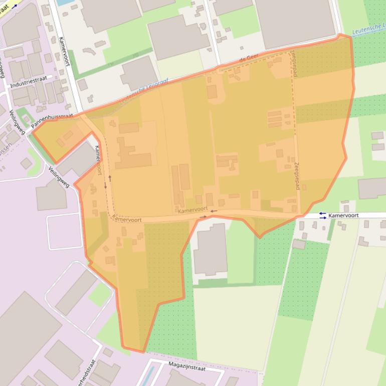 Kaart van postcodegebied 6687LD.