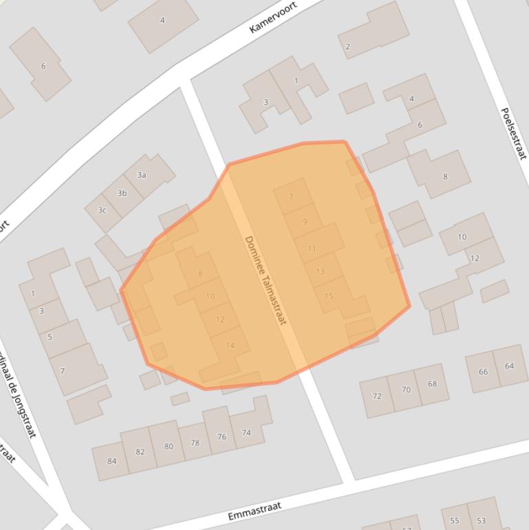Kaart van postcodegebied 6687LH.