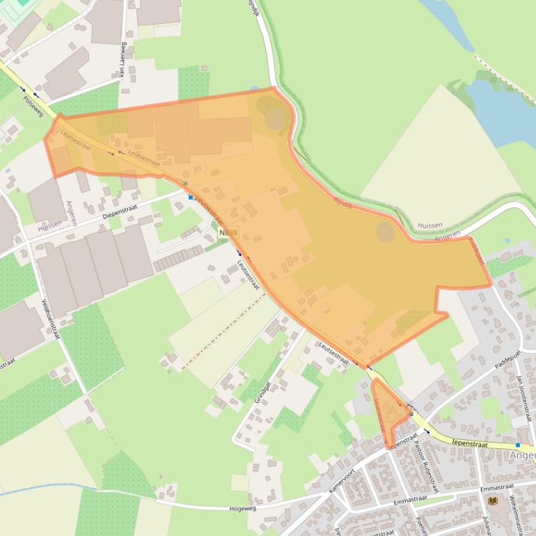 Kaart van postcodegebied 6687LK.