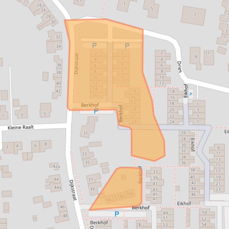 Kaart van postcodegebied 6691AB.