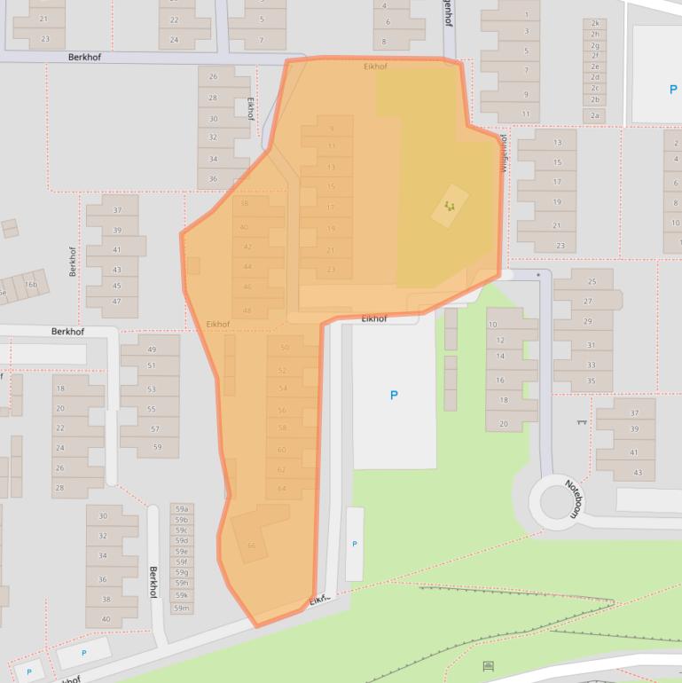 Kaart van postcodegebied 6691AE.