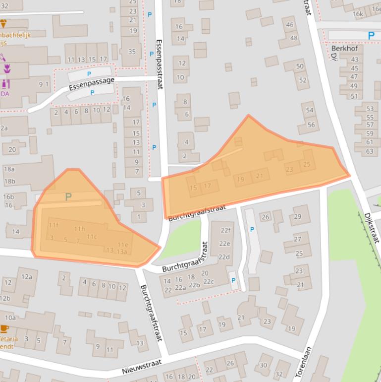 Kaart van postcodegebied 6691BG.